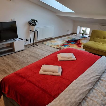 Podkrovni Studio Na Velkem Namesti S Wi-Fi Zdarma Hradec Králové Exteriör bild